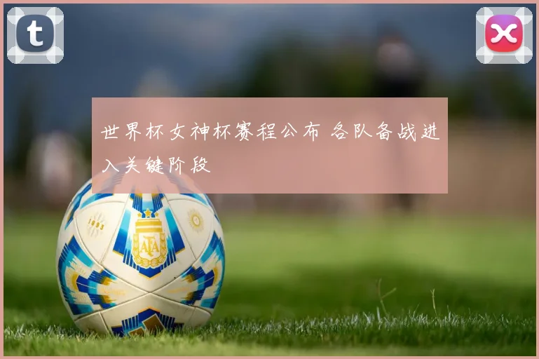 世界杯女神杯赛程公布 各队备战进入关键阶段