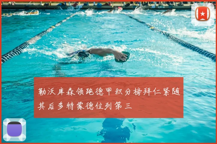 勒沃库森领跑德甲积分榜拜仁紧随其后多特蒙德位列第三